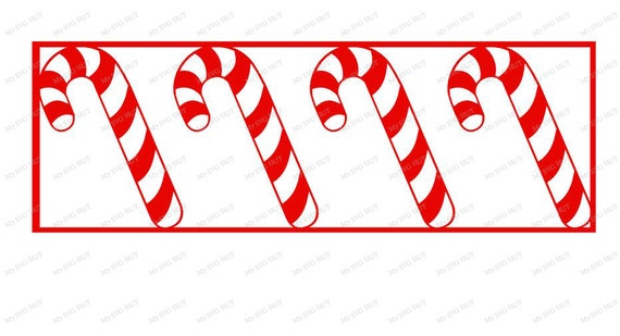 Candy Cane border template