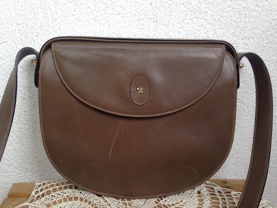 Olive Green Bag by Assima Creations Distressed Leather Bag