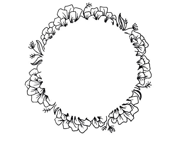 Free Free 229 Flower Circle Border Svg SVG PNG EPS DXF File