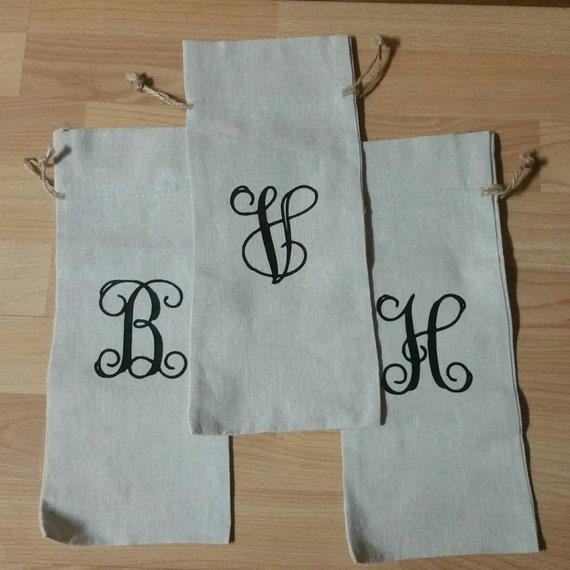 monogram insulated wine bag