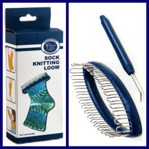 SOCK KNITTING LOOM Great Gift Learn to knit kit with yarn