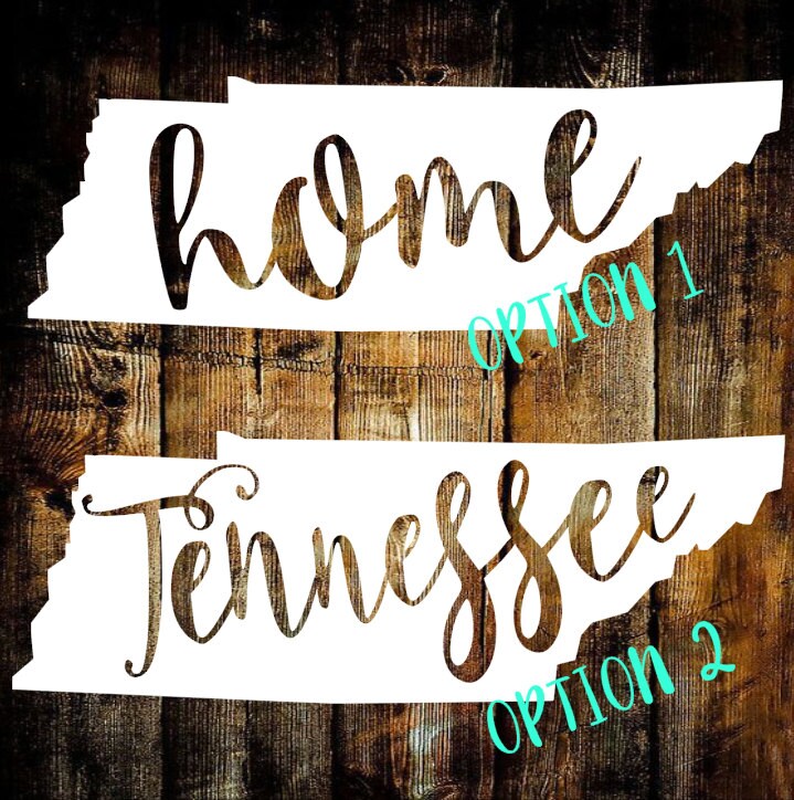Tennessee Car Decal Tennessee Home Decal Tennessee Home