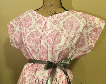 Labor and Delivery gown, Labor Gown, Maternity Hospital Delivery Gown, Birthing Gown, Maternity gown, nursing gown, delivery gown, Hosp gown