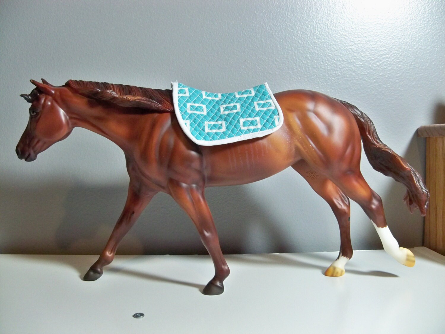 English Saddle Pad For Breyer Traditional Model Horses