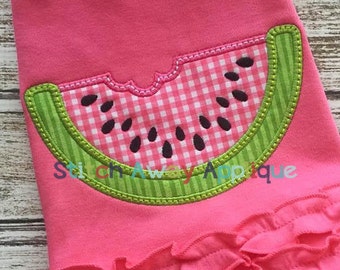 Watermelon Summer Machine Applique Design