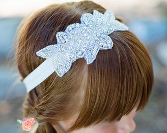 Rhinestone Headband, Flower Girl Headband,Crystal Headband, Bridal Headband,Gatsby Headband, Bling Headband, Wedding Headband, baby headband