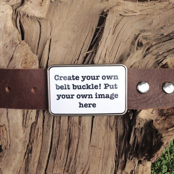 Create your own custom belt buckle