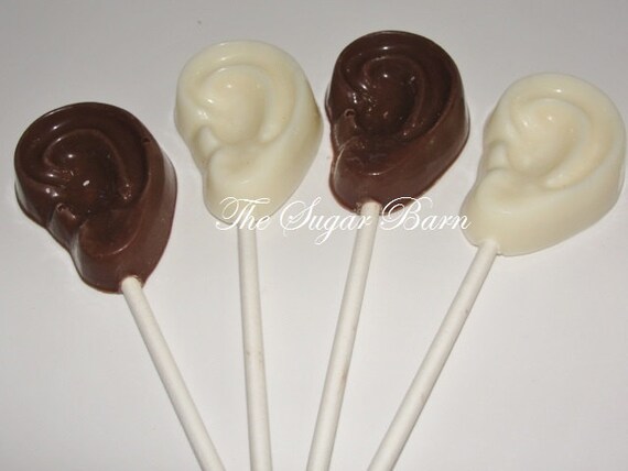 EAR CHOCOLATE Lollipop12 CountENT DoctorEar FavorMedical