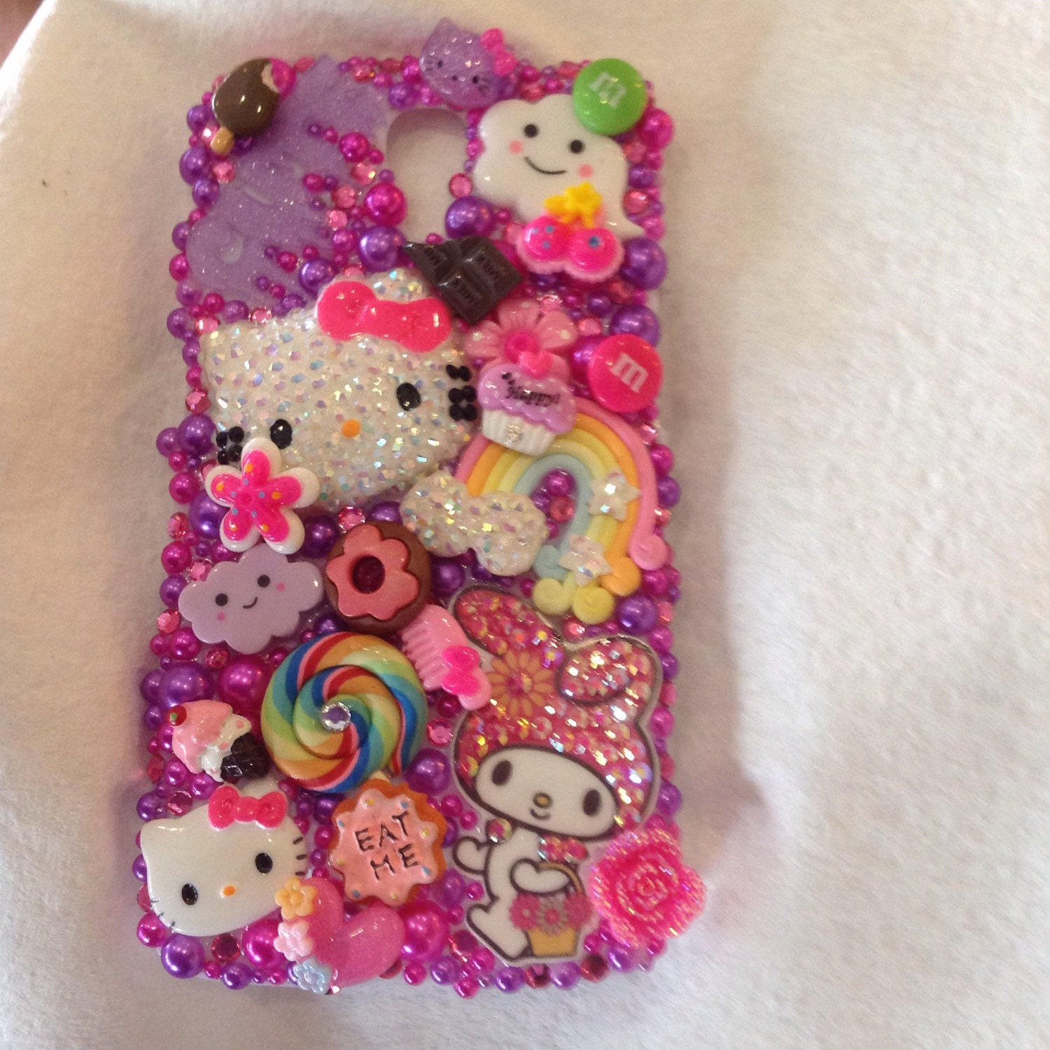 Bling Samsung galaxy mega phone case kawaii kitsch