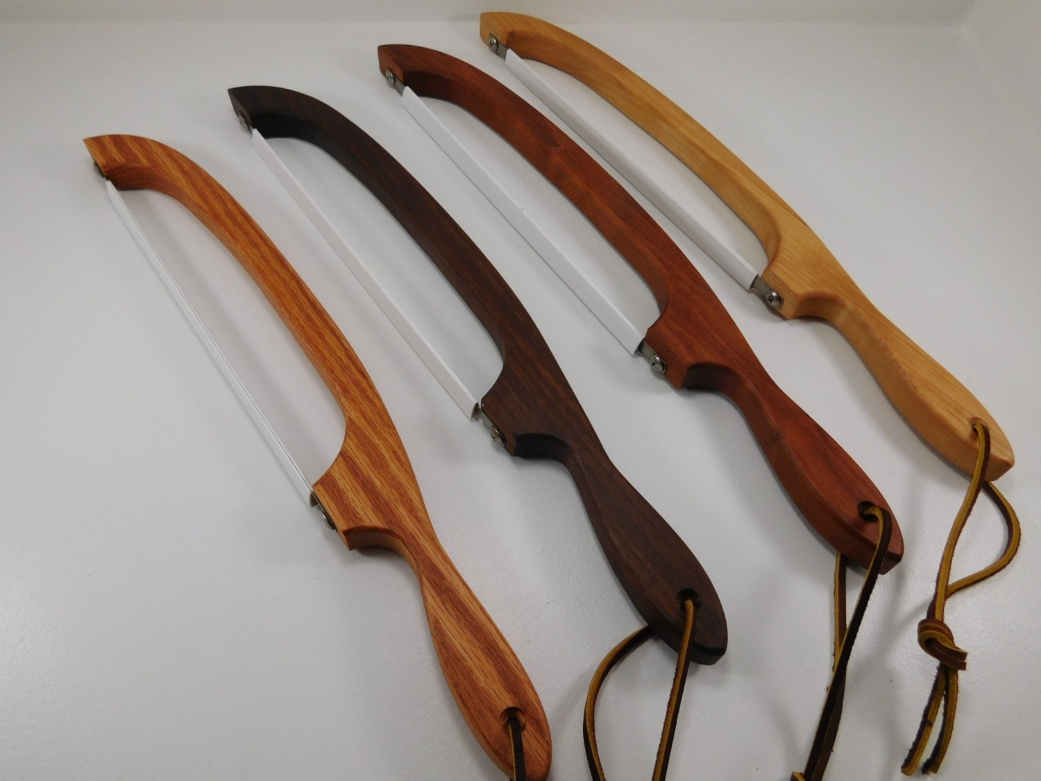 Bread Knife / Handmade Wooden Bread Knife / Fiddle Bow Bread