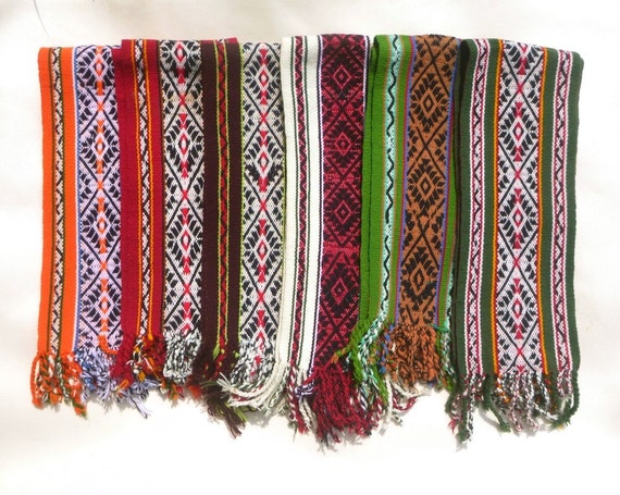 Beautiful Seremonial wool scarf from Cusco by SouthAmericaShop