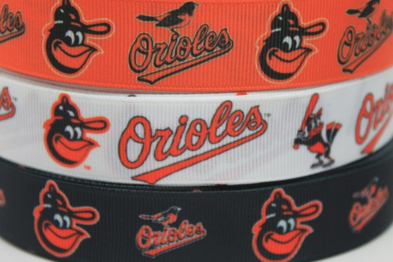 Orioles 7/8 inch Grosgrain Ribbon by the Yard for Hairbows