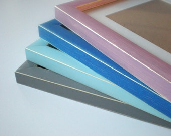 Photo frame A4 picture frame colourful frames wood frame 21x30 cm rustic frame crafts frame delicate frame home decor Solidwoodshop