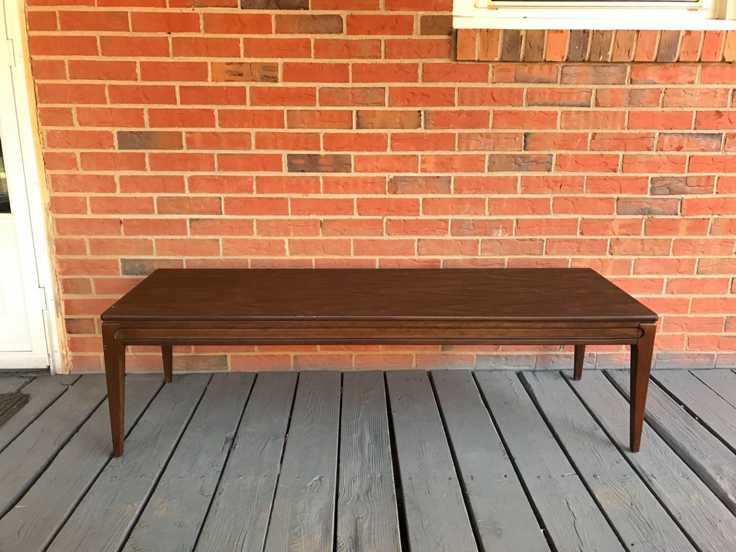 Mersman Vintage Mersman Wood Coffee Table Mid Century Modern Danish Decor