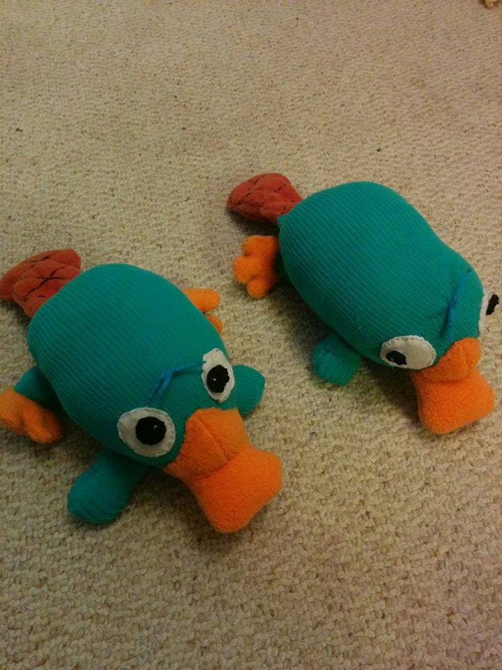 stuffed perry the platypus