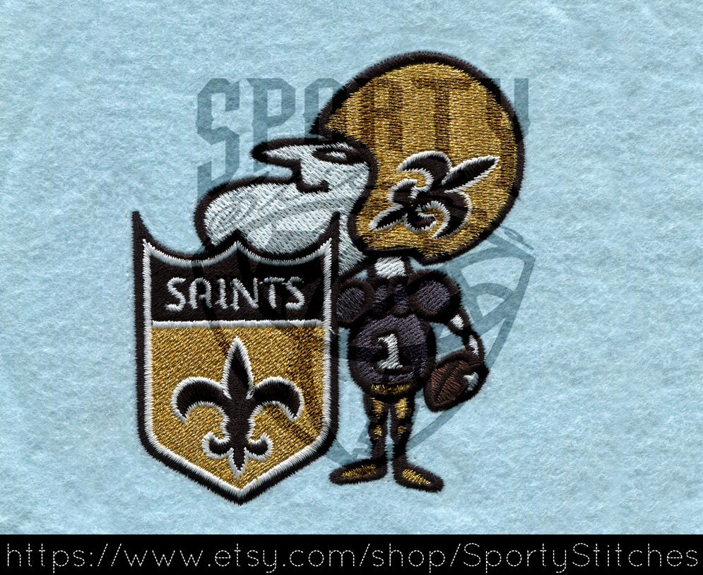 Football Embroidery Designs new orleans saints 4x4 Instant