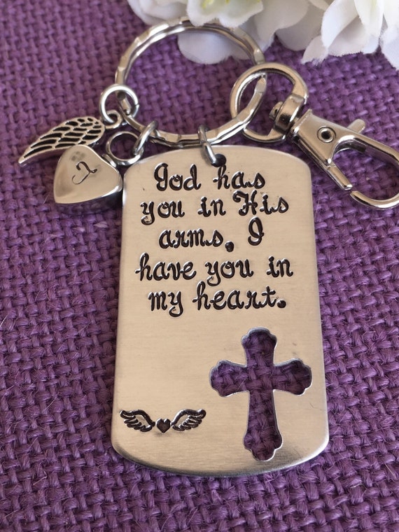 Memorial Jewelry God has you in his arms I have you in my