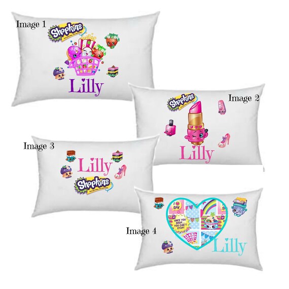 Personalized Standard Shopkins Pillowcase