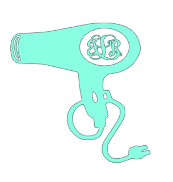 Custom Hair Dryer/Blow Dryer Vinyl by DesignedinDahlonega on Etsy