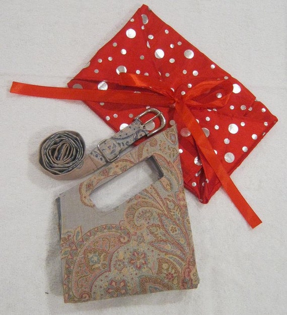 Sewing Pattern Gift set: 3 pattern bag and belt combo