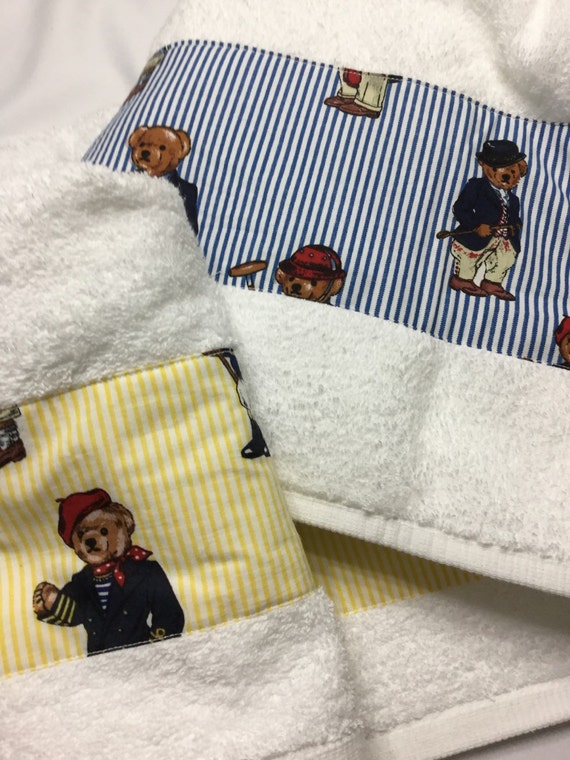 polo bear towels