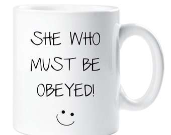 must she obeyed obey mug etsy