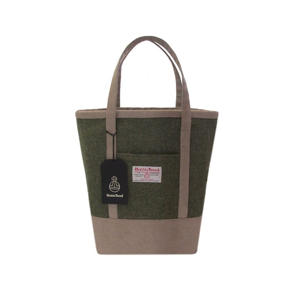 harris tweed large tote bag