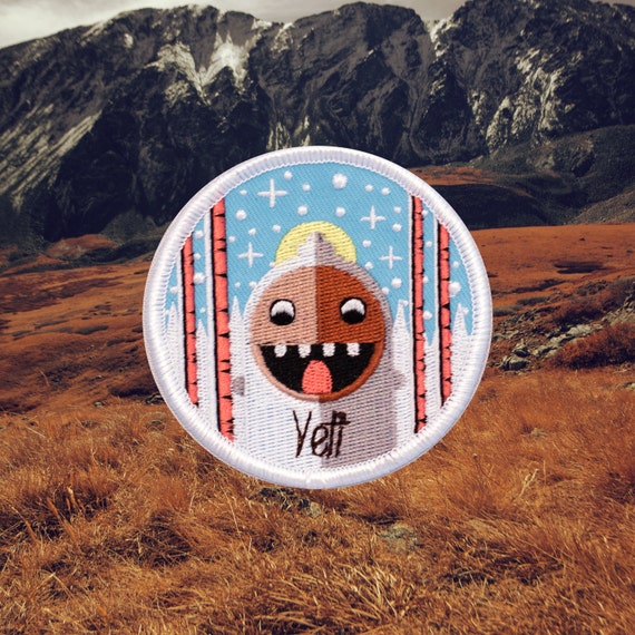 Yeti Patch Free Shipping US by ForTheLoveOfPatch on Etsy