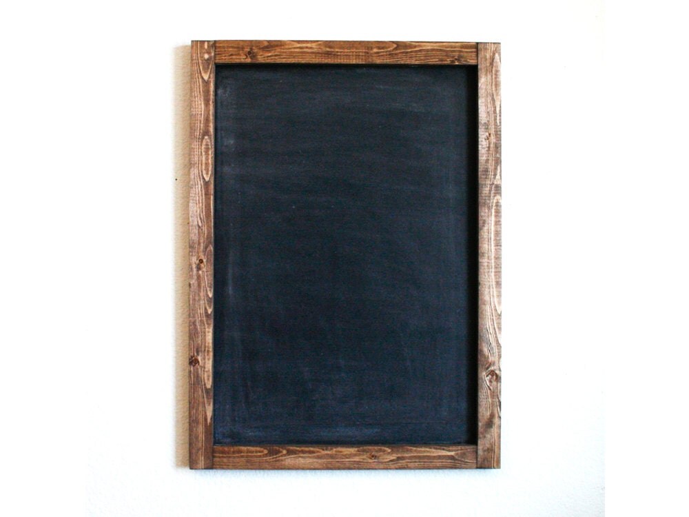Rustic Framed Chalkboard. Home. Wedding. by TheHouseCrafts on Etsy