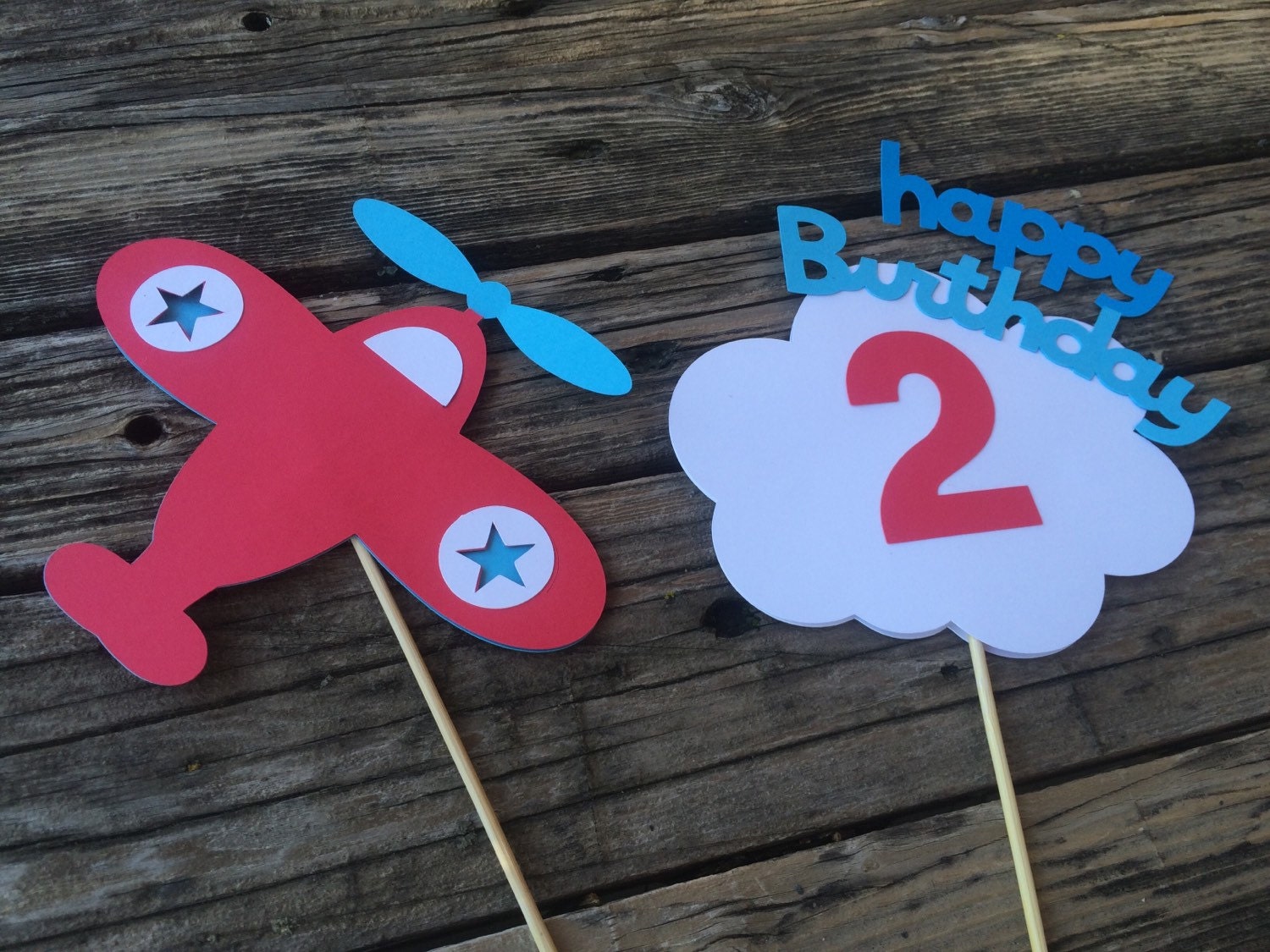 Airplane Party Centerpieces Happy Birthday First Birthday