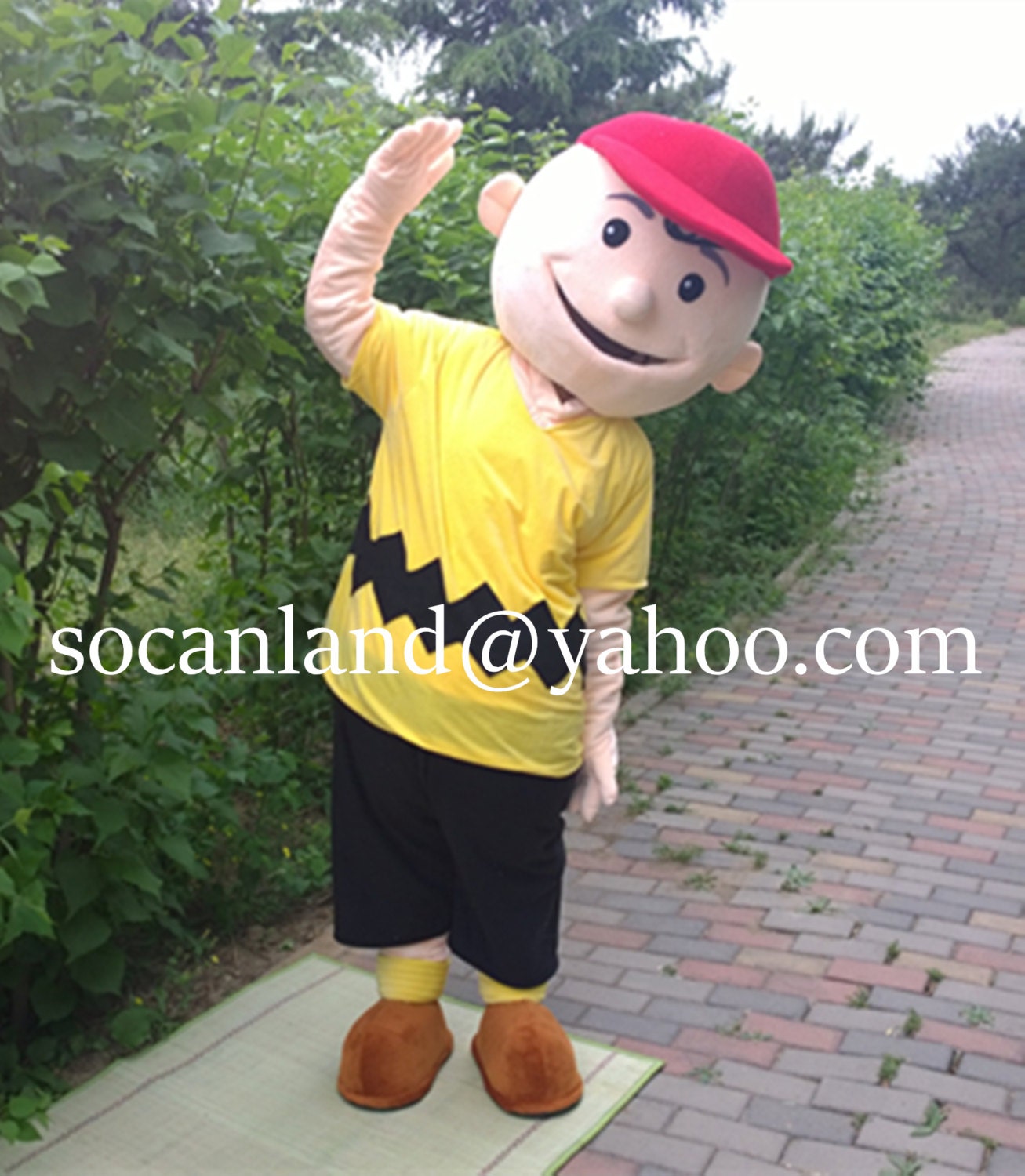 Charlie Brown Costume
 Charlie Brown Mascot CostumeCharlie Brown by cartoonmascotcostume