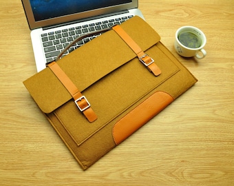 Felt Macbook 12inch Case , 12 inch Laptop Sleeve , Macbook 12 Sleeve ,Macbook Retina 12,11inch Macbook Sleeve , Macbook Air 11 Case-TFL008