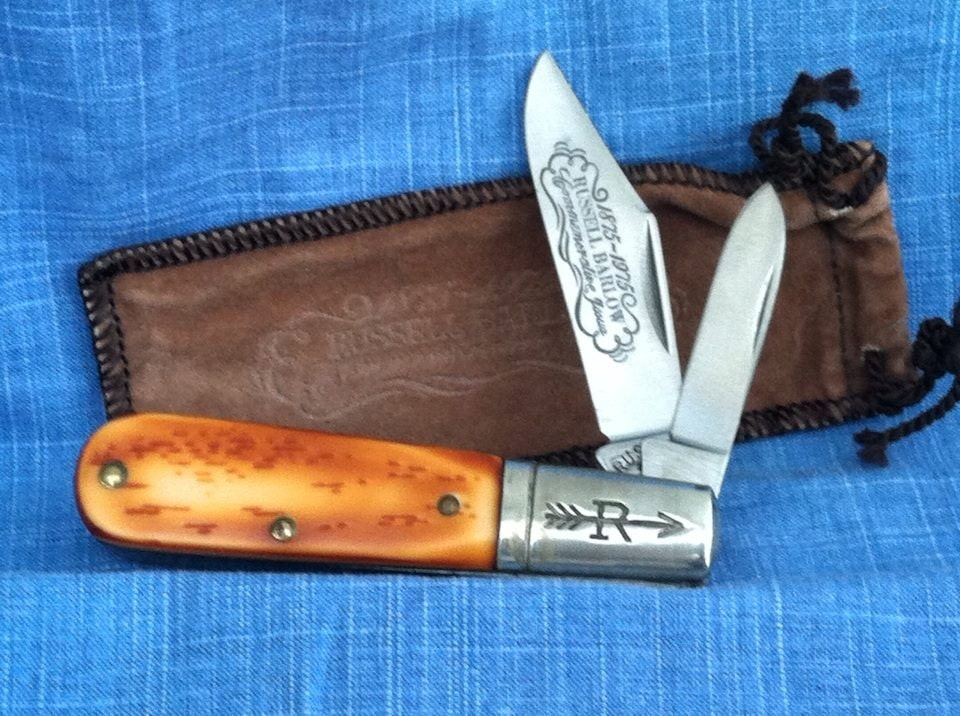 Russell Made in USA Commemorative Barlow Jack Knife MINT
