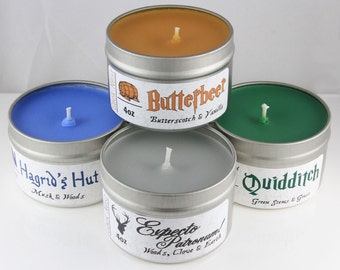 Harry Potter Inspired Candle Set of Three