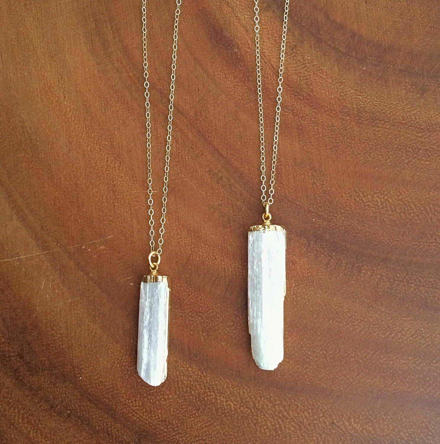 Selenite necklace meaning Clearance