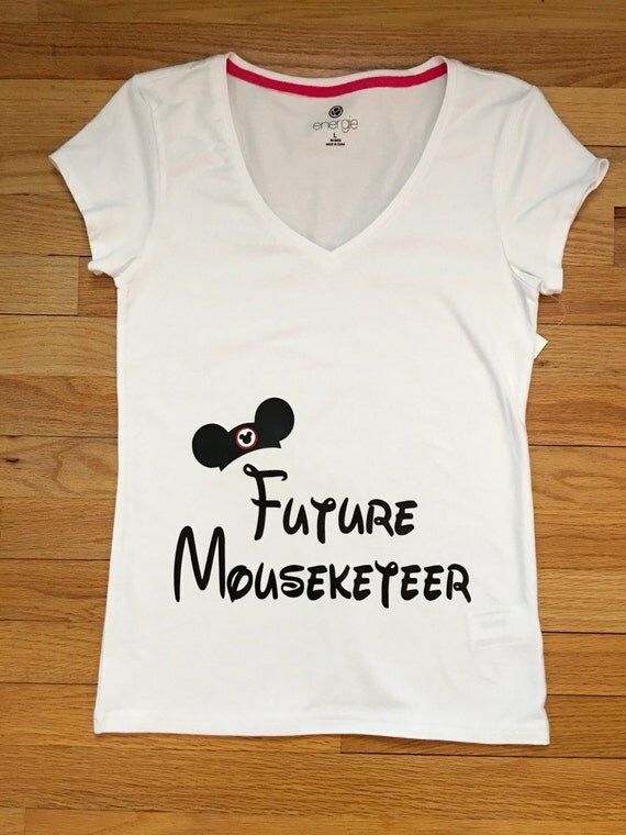 Disney Pregnancy TShirt Future Mouseketeer by ALoftyCraft