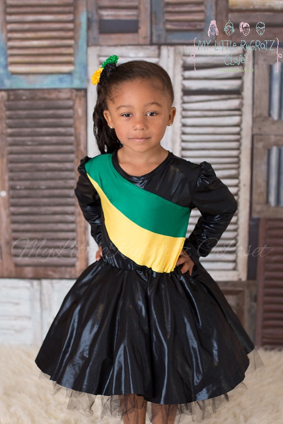 Jamaican Tutu Dress By Mylittlerugratz On Etsy