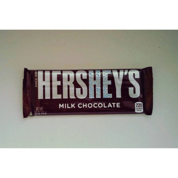 Baby Blue Hershey's Candy Bar by TheWorksetc on Etsy