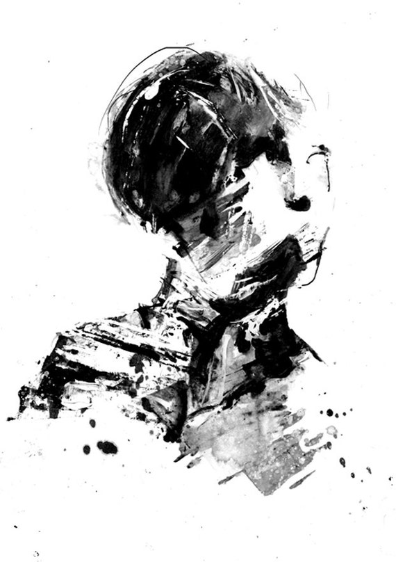 Still Ink Art Print Black and White Art Art Print Wall