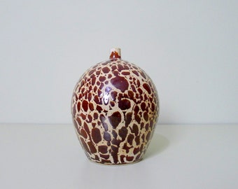 Vintage Brian Dewbury Studio Pottery Weed Pot, Bud Vase, English Ceramics, Signed