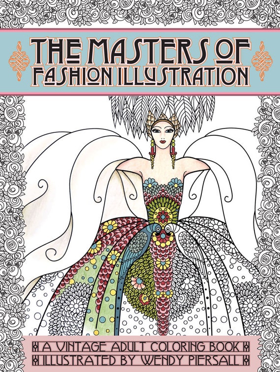 Download Adult Coloring Books Vintage Series: The Masters of Fashion