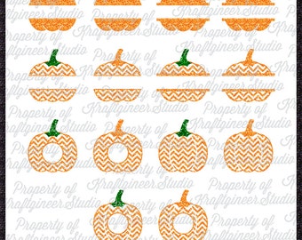 Download Paisley Pumpkin SVG Swirly Pumpkin Split Pumpkin Monogram