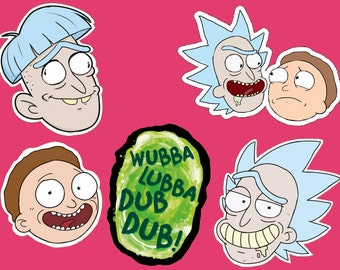 Items similar to Morty Smith Derp Face - Rick and Morty decal on Etsy