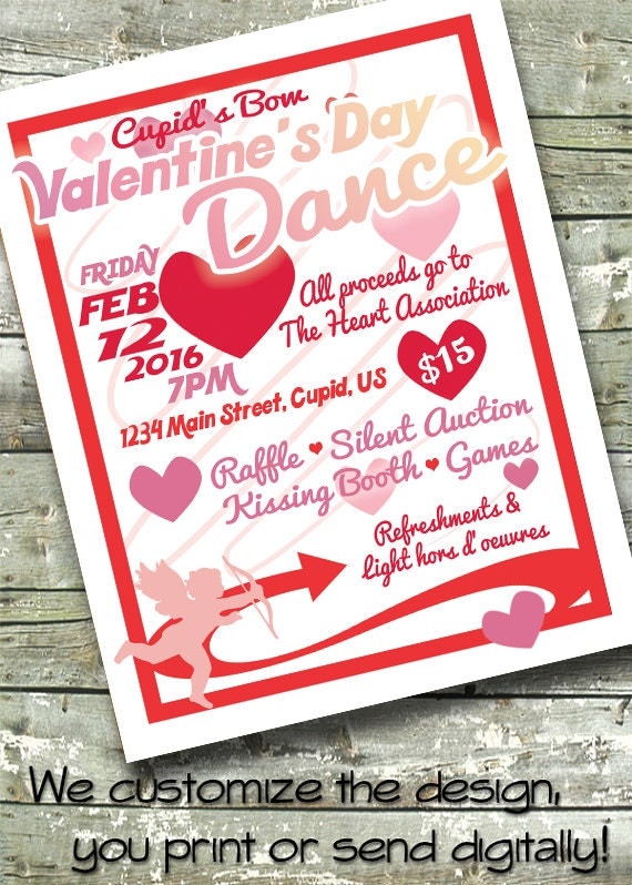 Valentine's Day Dance Invitations 6