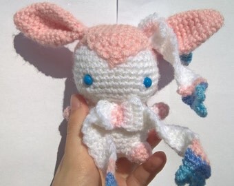 Items similar to Crochet mini Eevee crochet amigurumi ...
