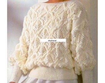Lace sweater pattern Etsy UK