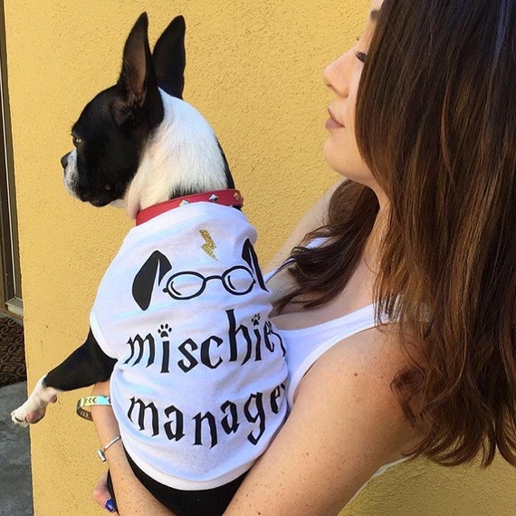 michef manager dog shirt 