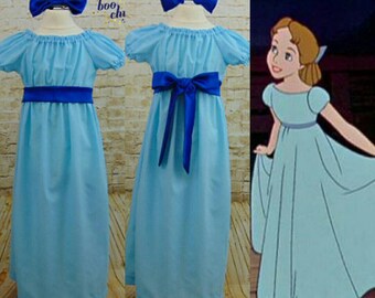 Wendy Darling Costume with Hair Bow