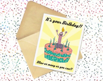 Gross birthday card | Etsy