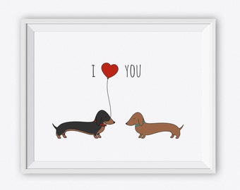 dachshund art | etsy dachshund art | etsy
